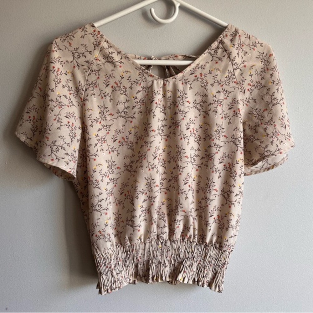 Paper Crane Floral Blouse